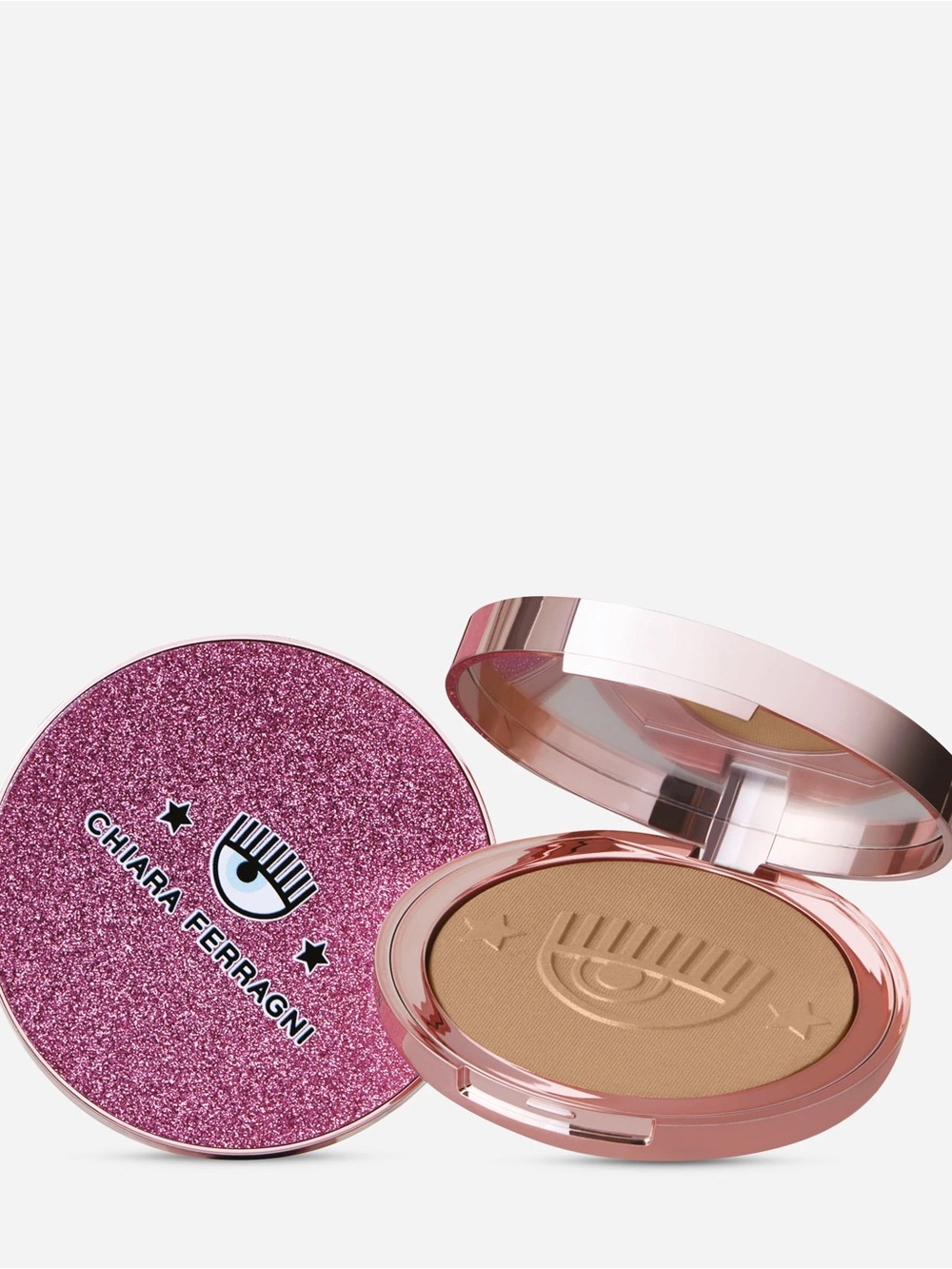 CHIARA FERRAGNI Sun On Me Highlighting Bronzer Compact in 01 Made in Italy